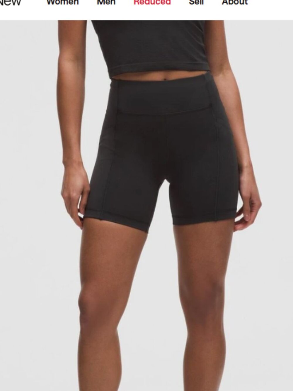 Lululemon Swift Speed High-Rise Short 6" Black